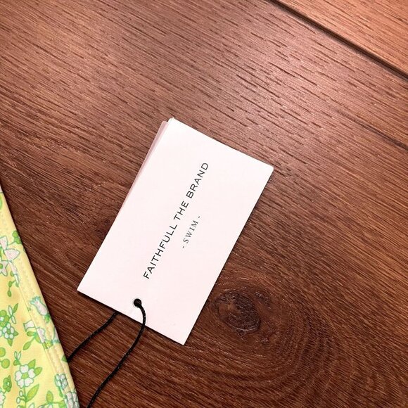 Faithfull the Brand NWT Isa Bikini Top Cremona Floral Print  (Sz L) - Picture 3 of 7